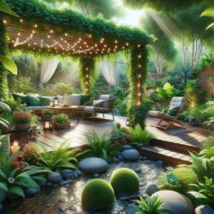 Eco Living 2 grădină relaxare